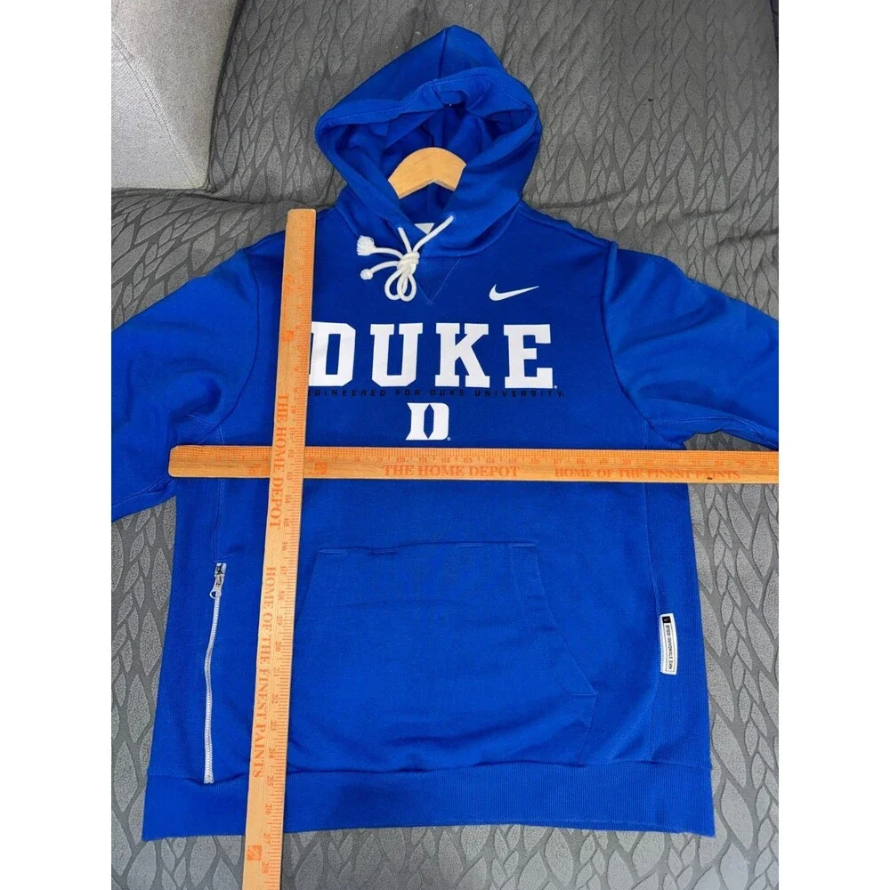 Mens M Nike NCAA Duke Blue Devils Football On-Field Team Issue PE Dri-FIT Hoodie